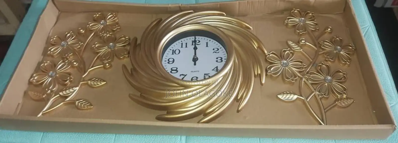 Fancy Wall Clock 3 in 1 Luxury