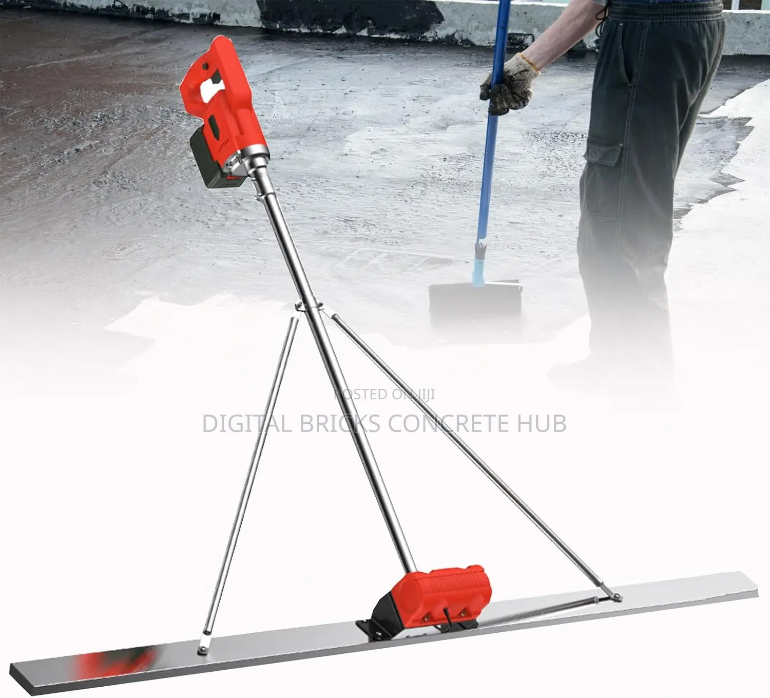 Rechargeable Vibrating Screeding Machine