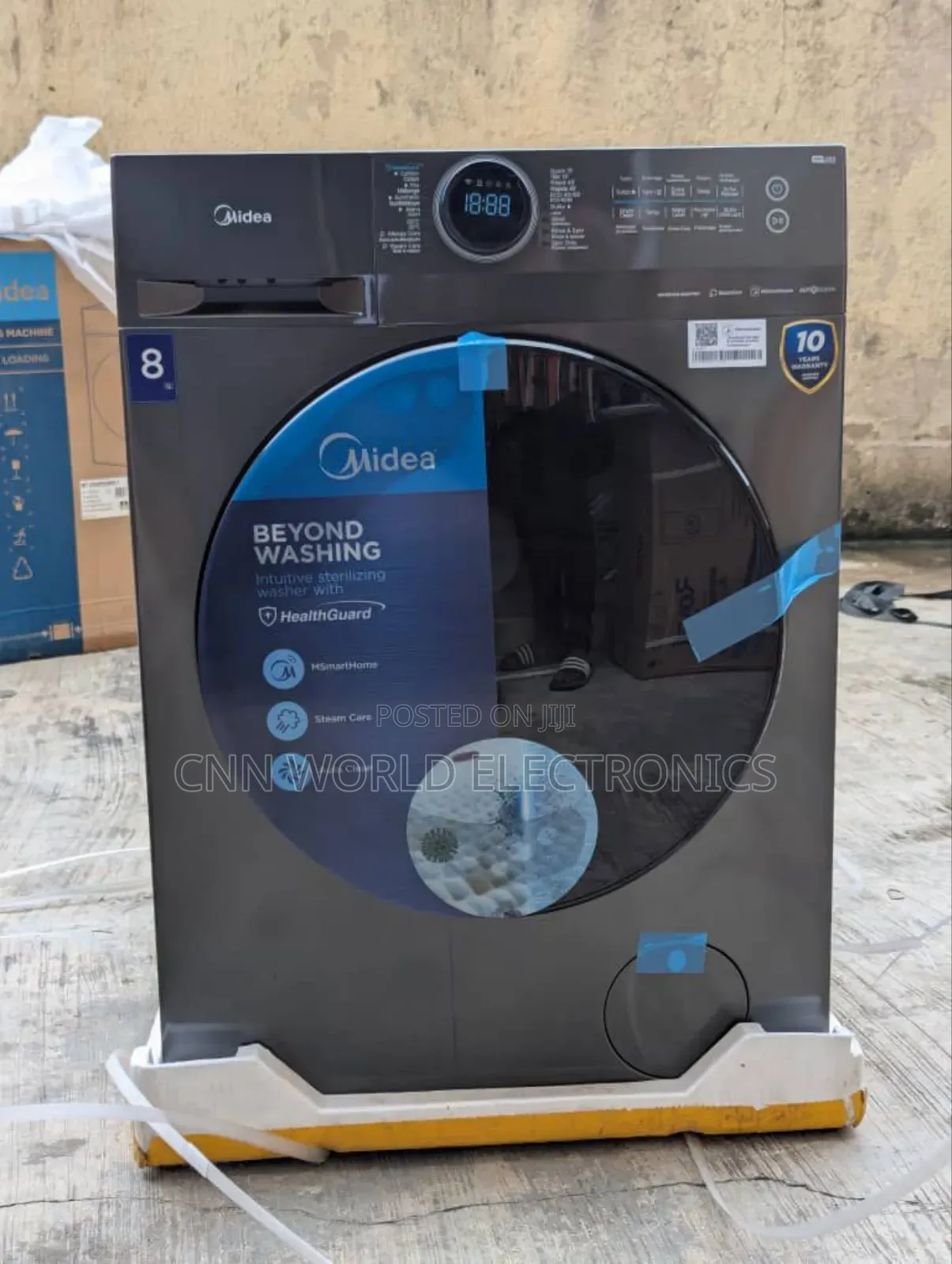 New Midea Inverter Front Load Wash And Dryer Full Automatic