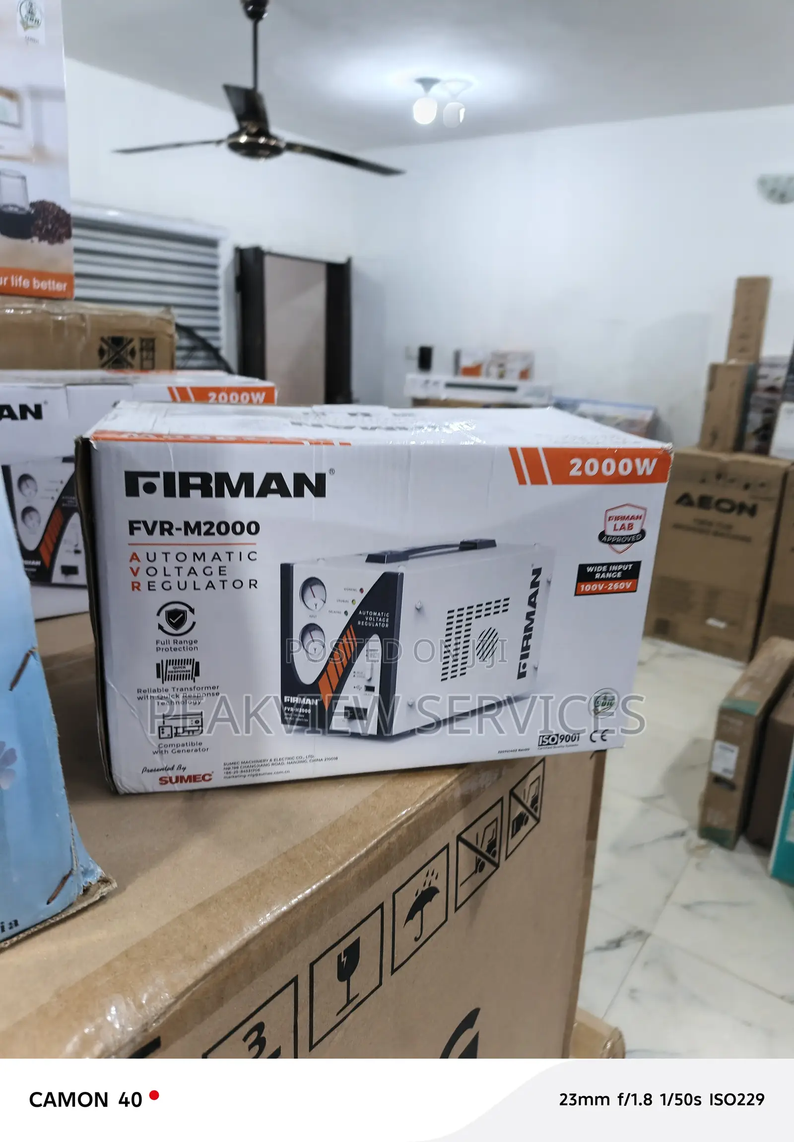 2000w Appliance Protector –Firman FVR-M2000 Floor Stabilizer