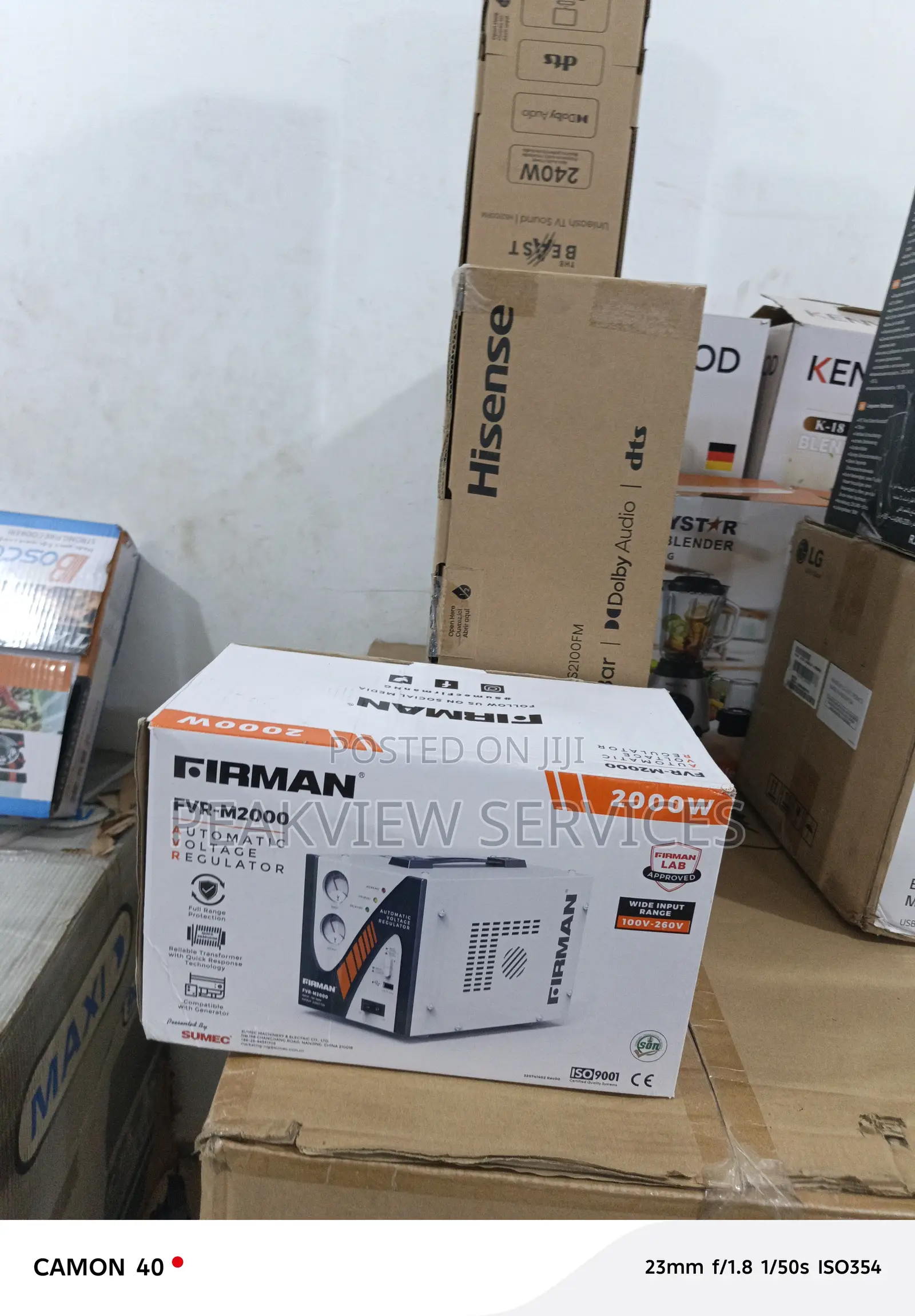 Top Quality Firman FVR-M2000 Stabilizer –2000w Floor Type