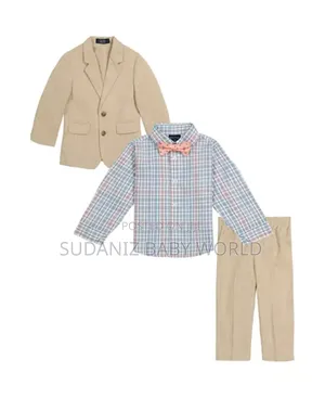 Photo - Nautica
Toddler Boys 4-Piece Pindot Suit Set