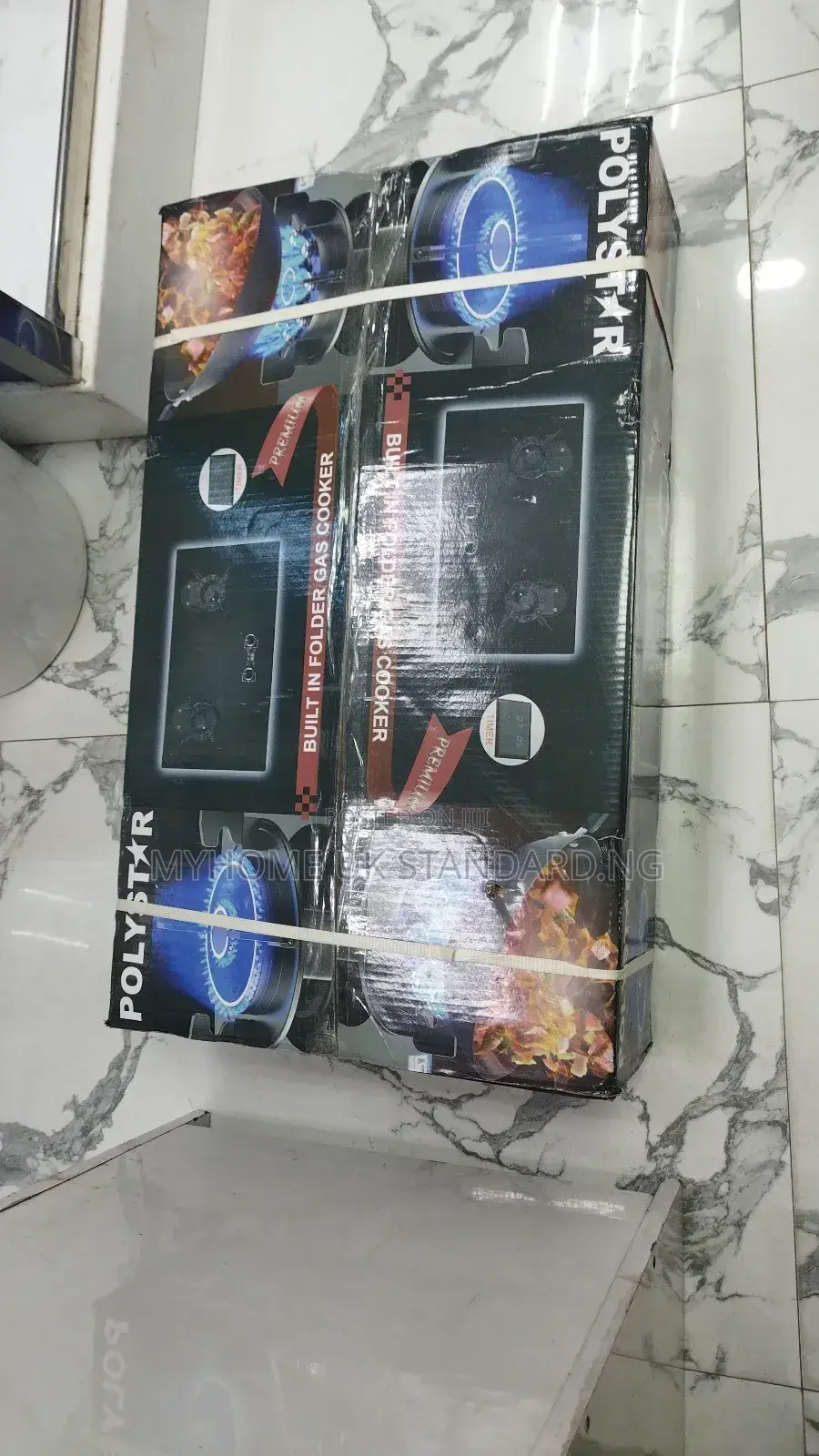 Double Gas Cooker Glass