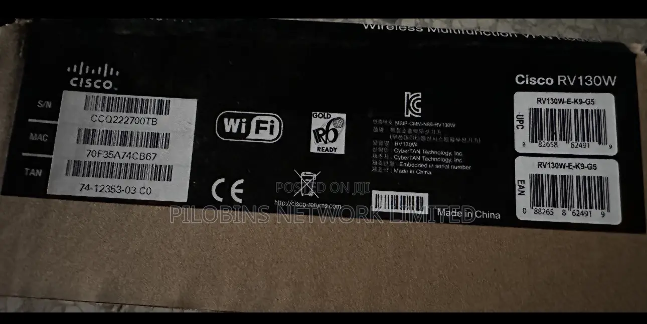 Cisco Rv130w Multifunctional VPN Router
