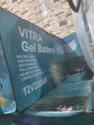 Vitra 220ah Dry Cell Solar Battery With Warranty