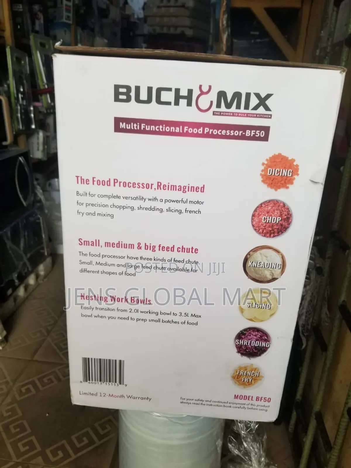 Buchy Mix Mult Purpose Food Processor