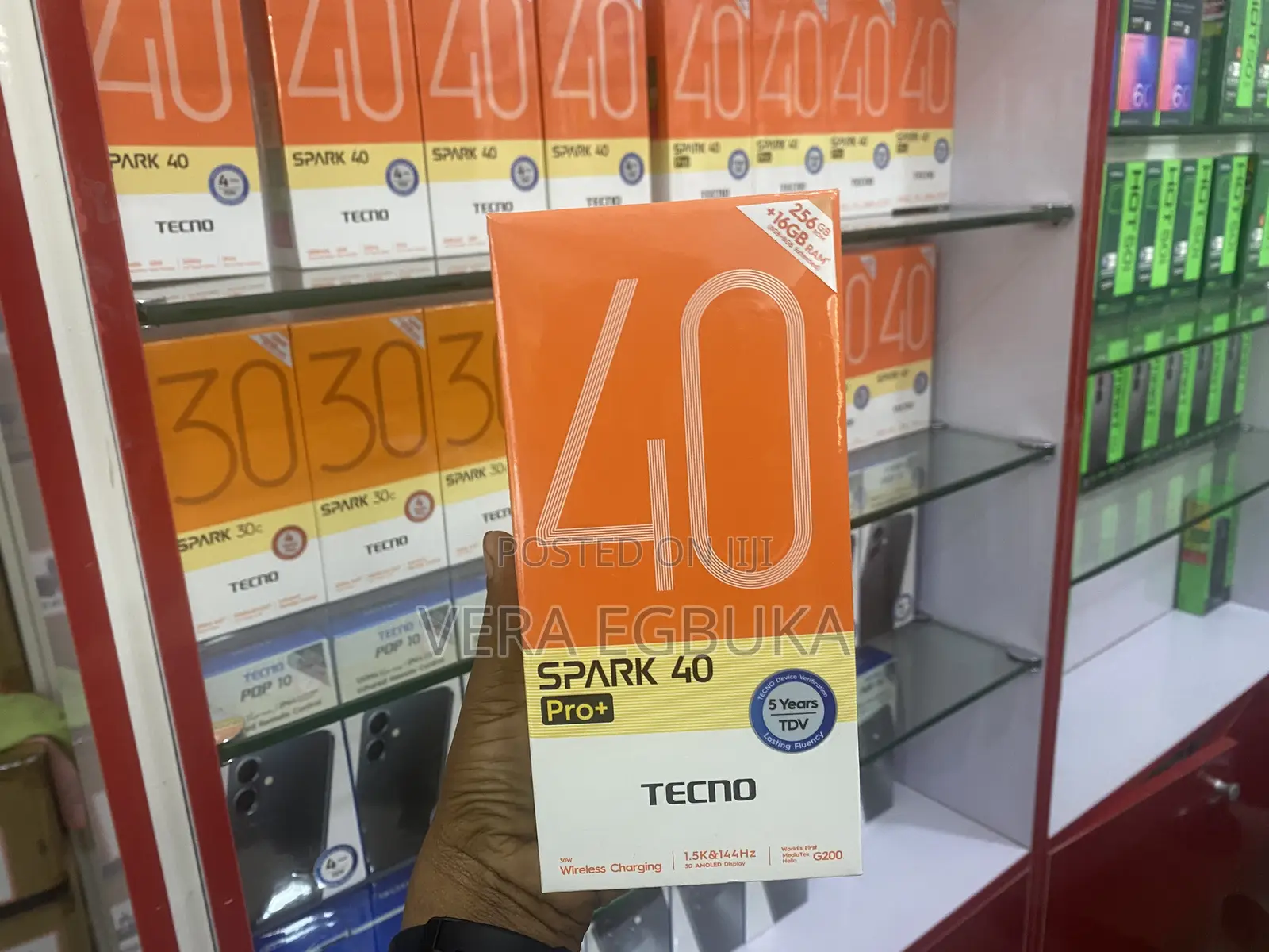 New Tecno Spark 40 Pro+ 256 GB