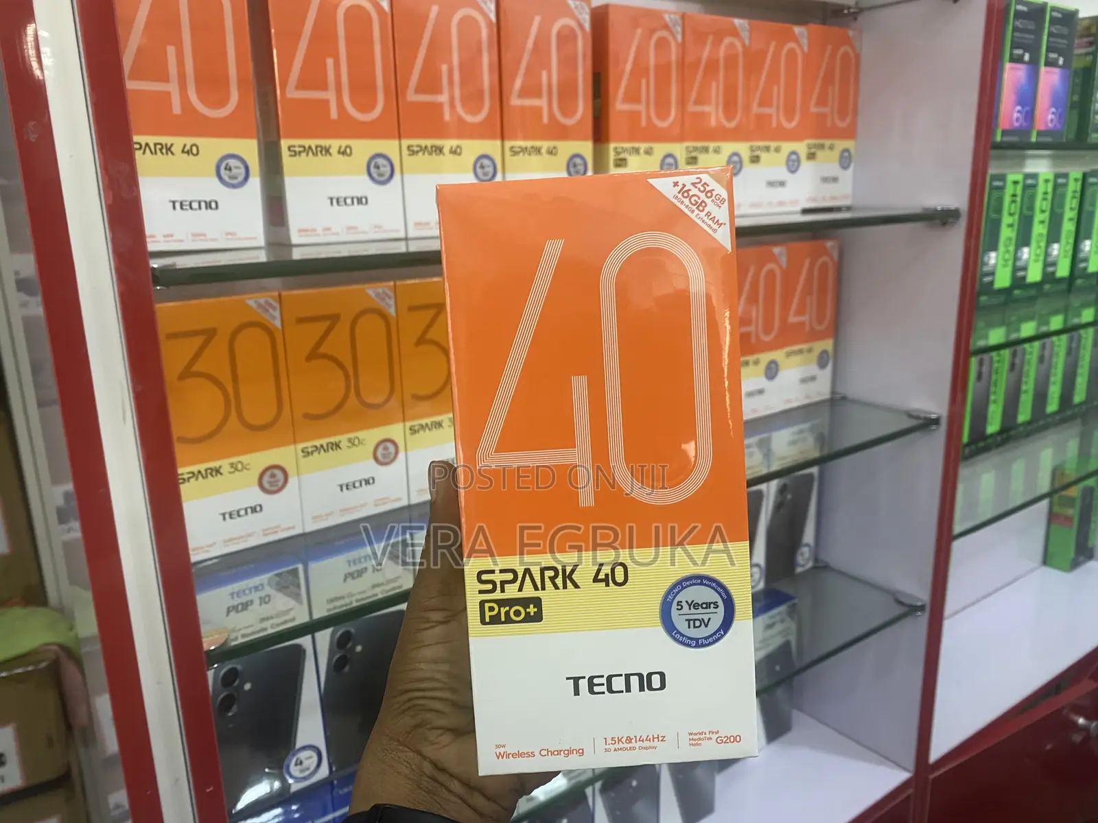 New Tecno Spark 40 Pro+ 256 GB