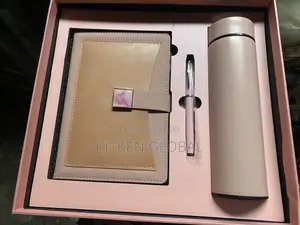 Quality Set Notebook With Water Bottle and Pen