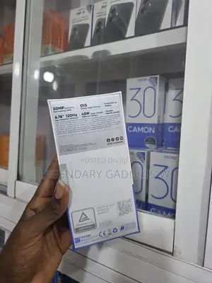 New Tecno Camon 30 256 GB Black