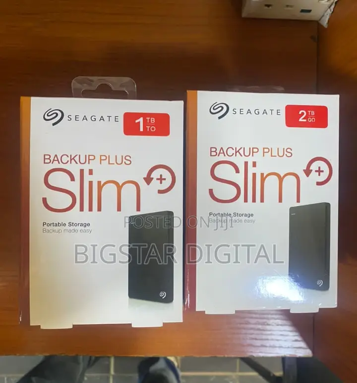 External Hard Drive Disk 2tb Backup Plus Slim