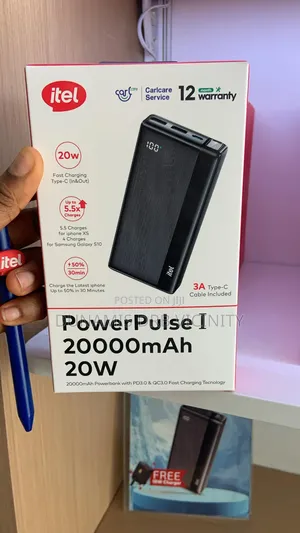 Itel Power Bank 20000mah