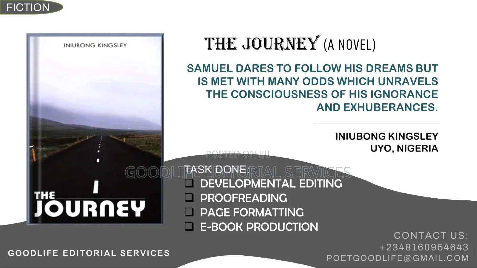 Book Editing (Novels Short Stories)