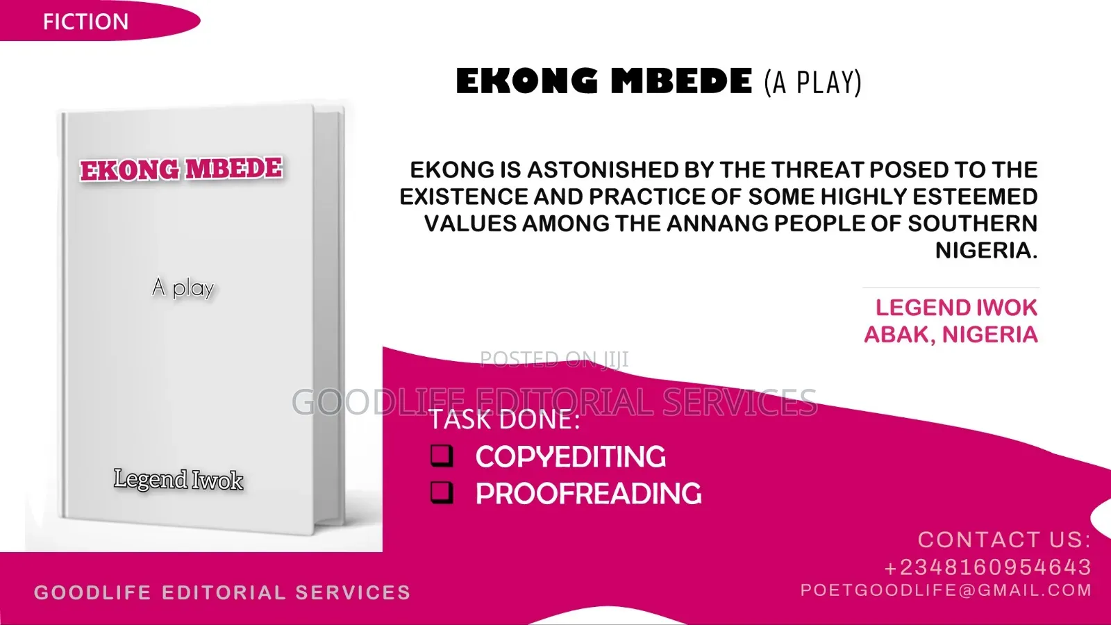 Book Editing (Novels Short Stories)