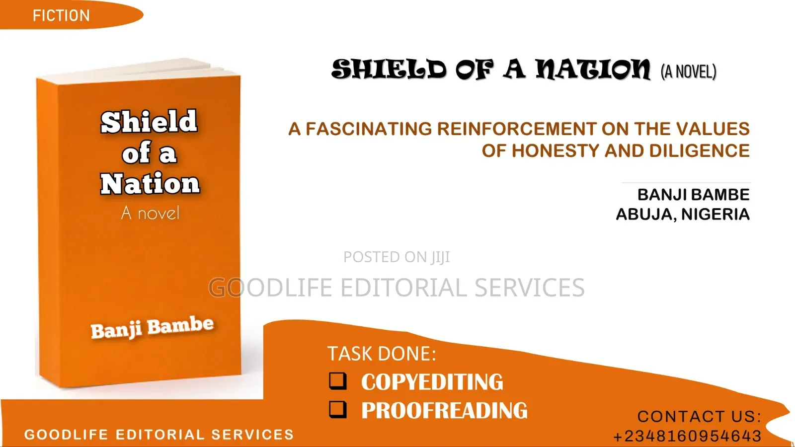 Book Editing (Novels Short Stories)
