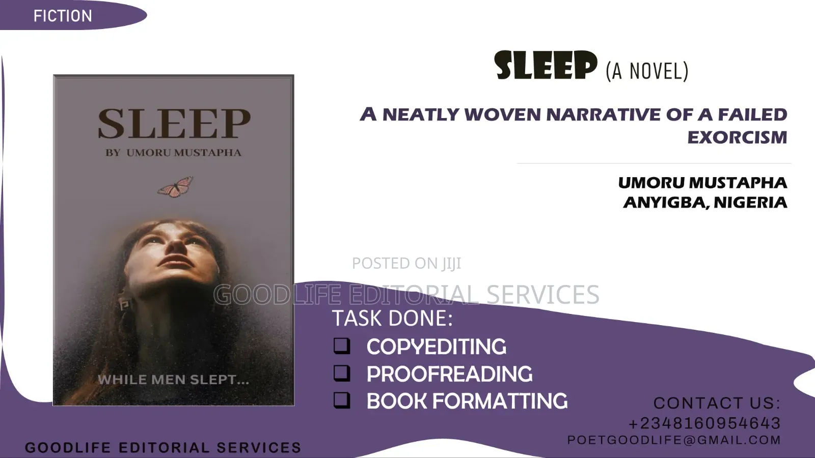 Book Editing (Novels Short Stories)