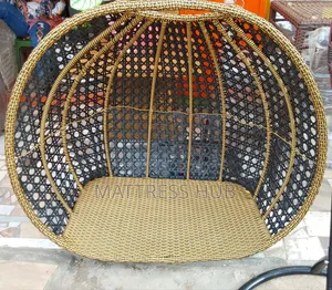 Classical Double Rattan Hanging Swing