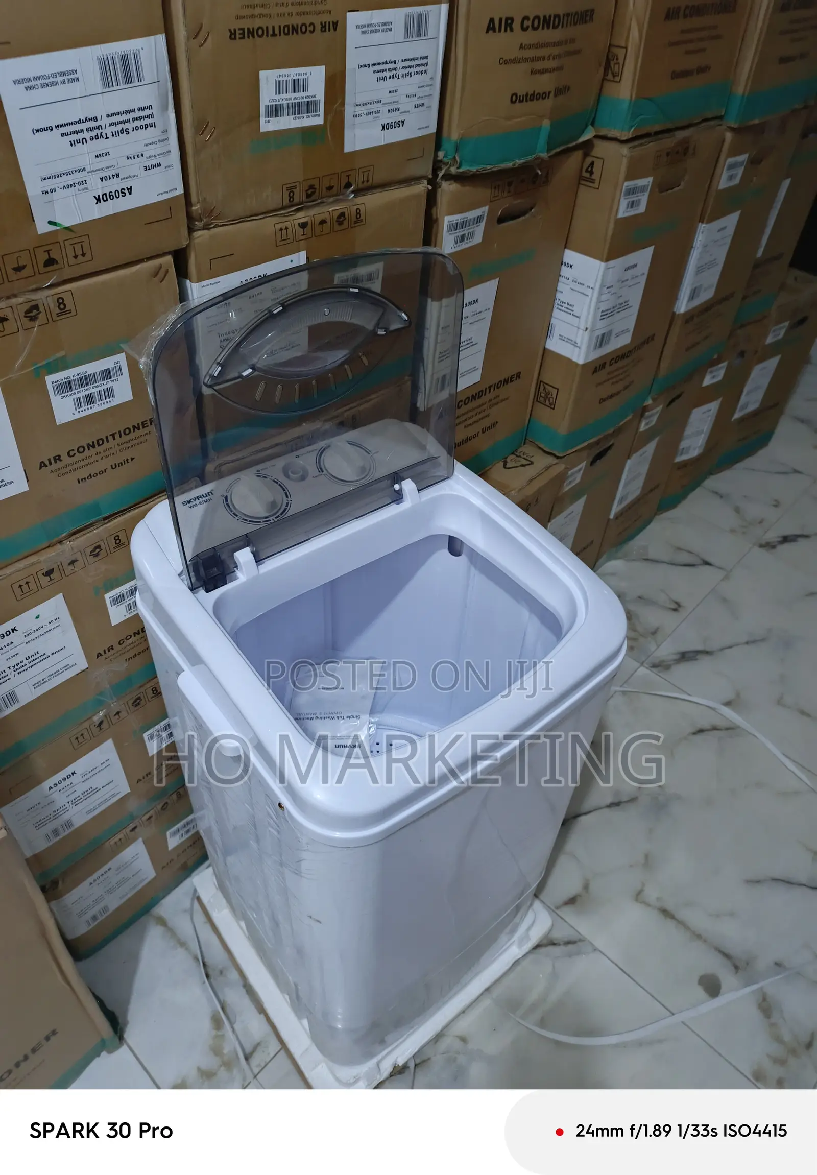 Skyrun 6kg Single Tub Top-Loader Washing Machine Wm-6/Mh