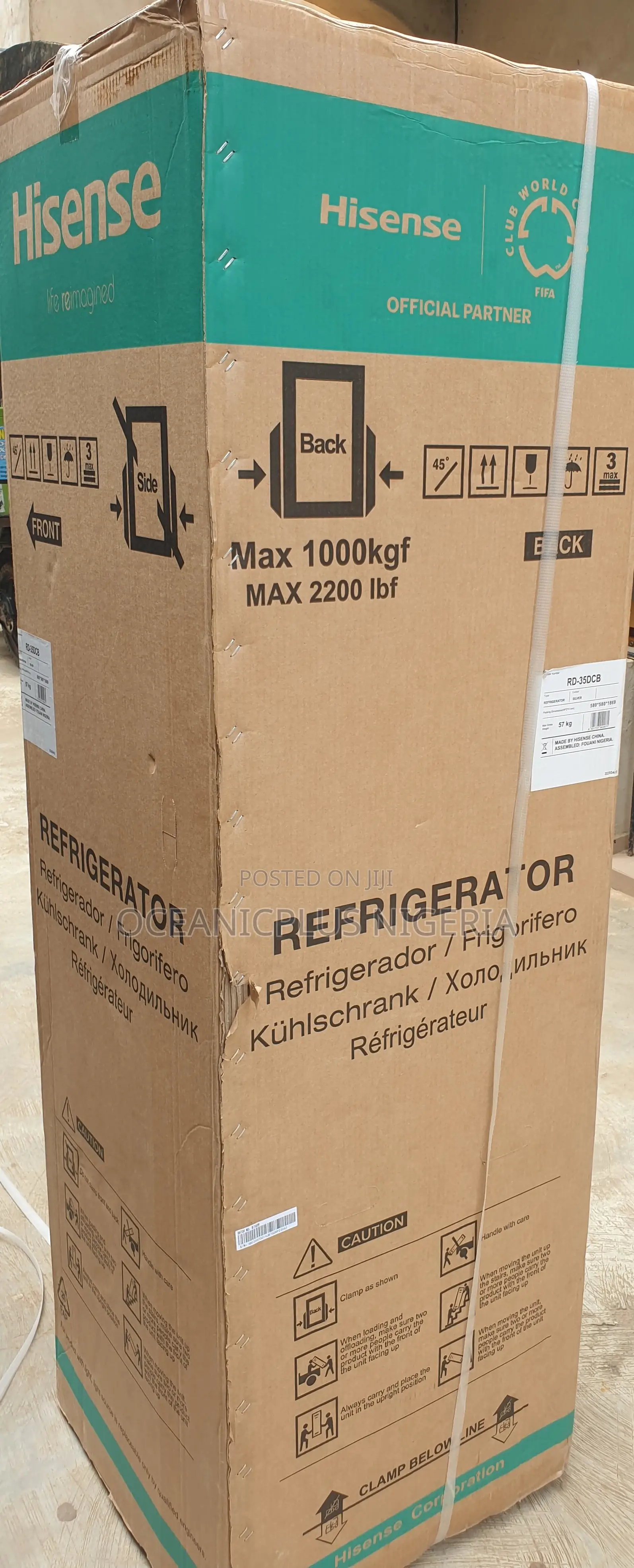 Hisense Crystalchill 264l Refrigerator Ref-35dcb