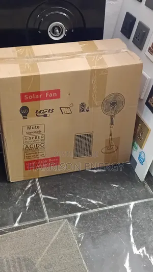 Photo - Led Solar Fan
