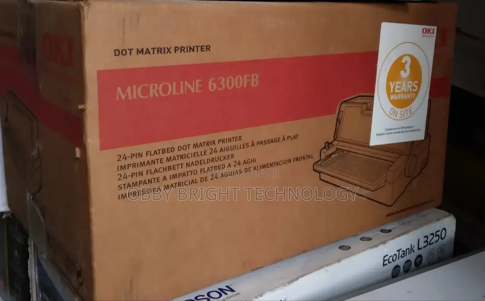 Oki Microline 6300fb Dot Matrix Printer
