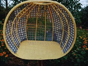 Stylishly Rattan Hanging Swing Double