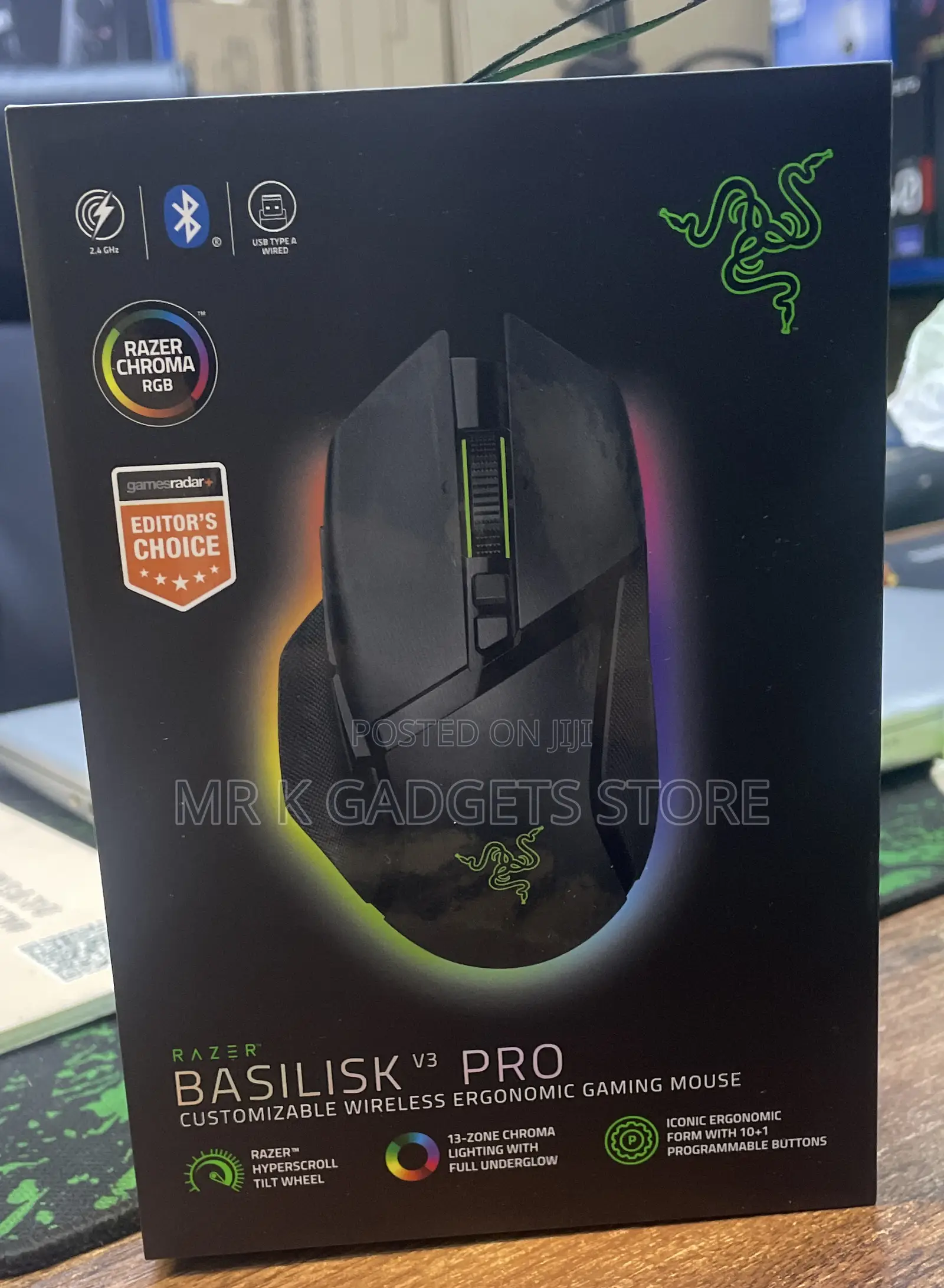 Razer Basilisk V3 Pro Wireless Bluetooth Gaming Mouse