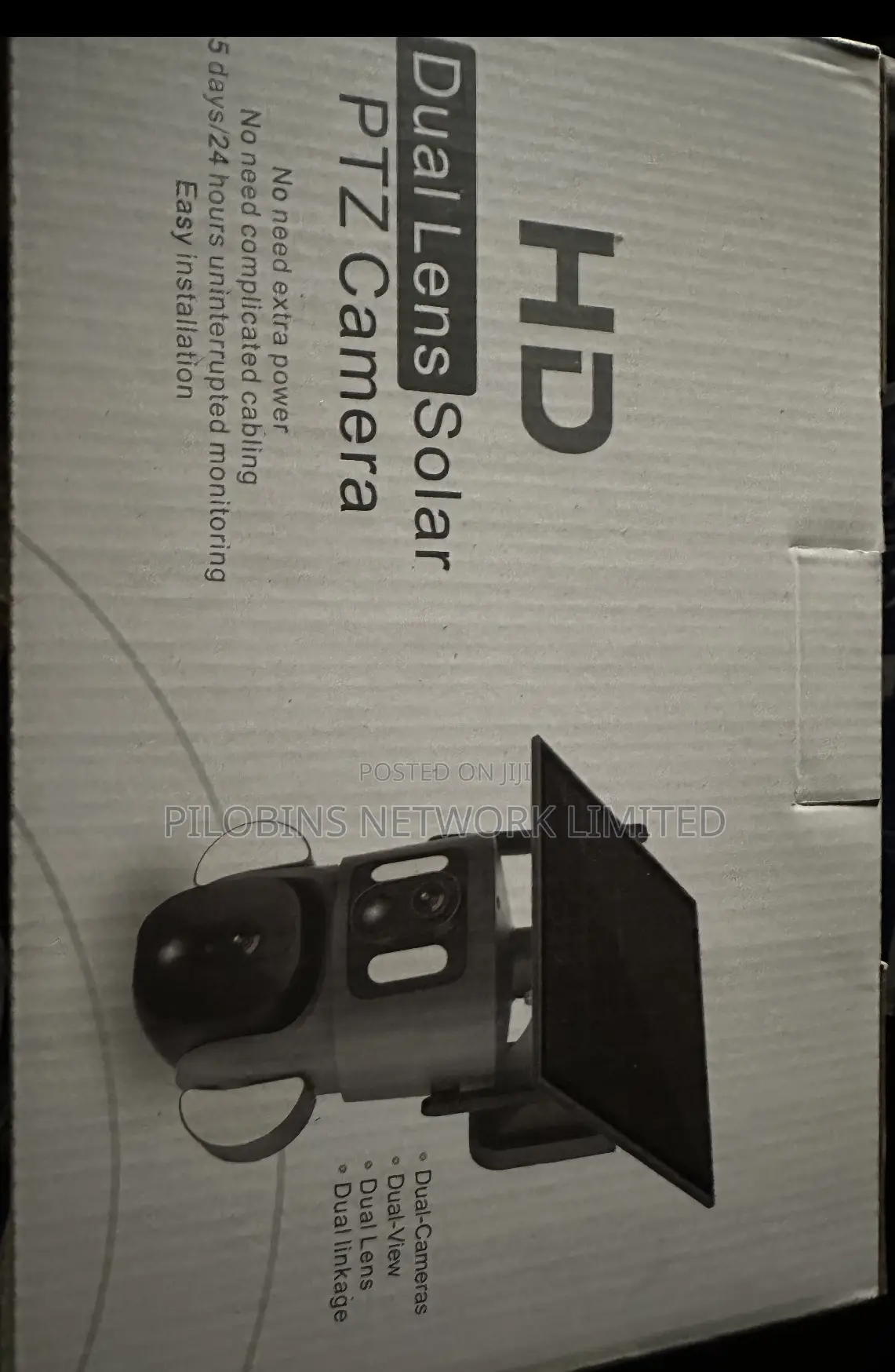 Dual Lens Solar PTZ Camera