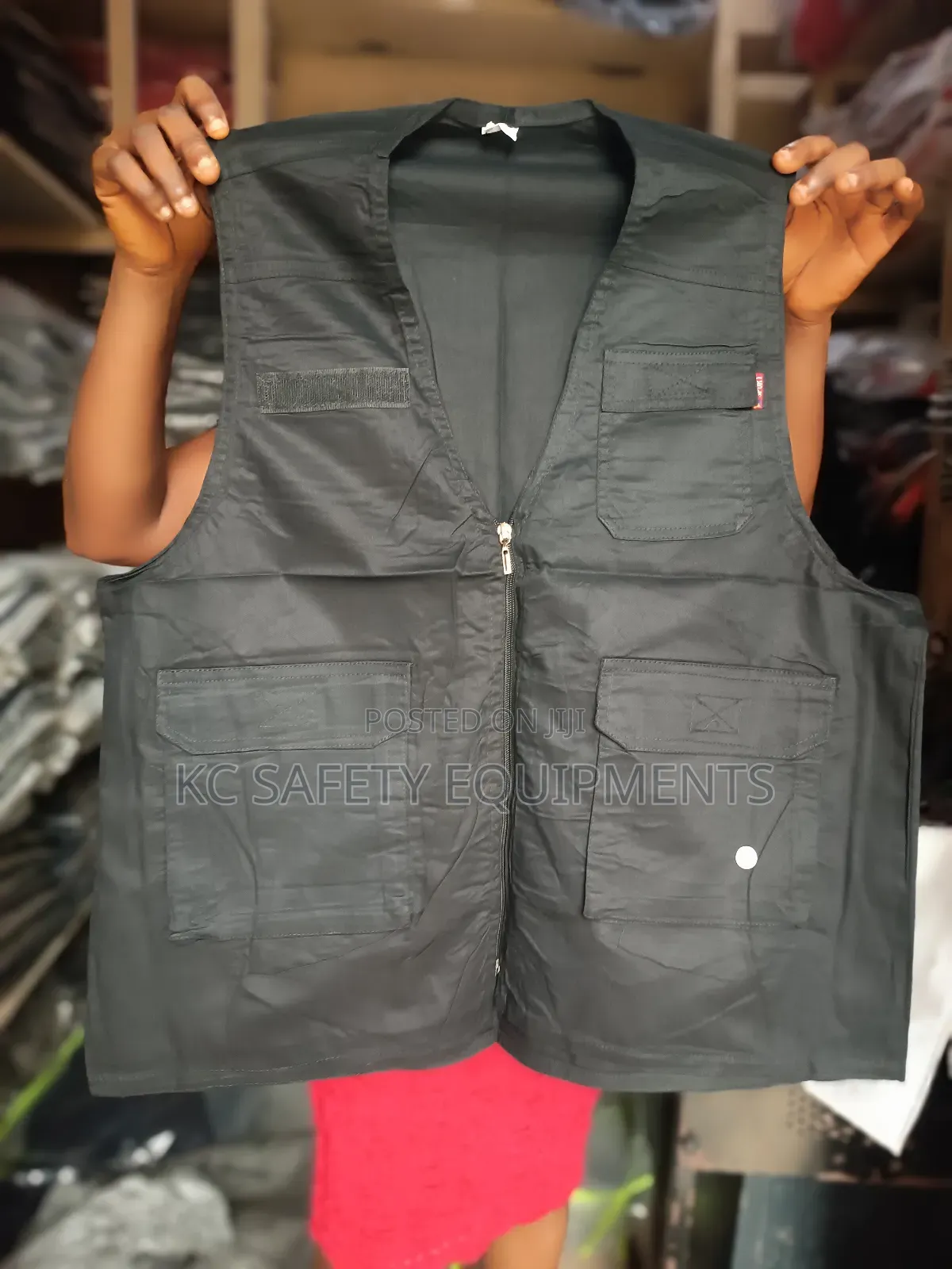Black Camera Man Jacket