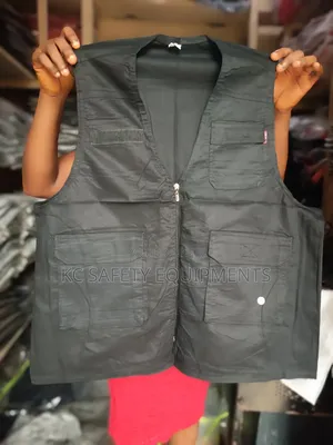 Black Camera Man Jacket