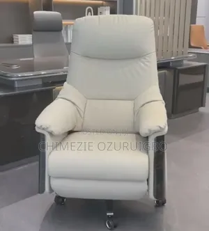 Cream Coloured Highly Executive Massage Swivel Chair