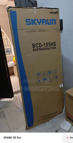 Skyrun Double Door Fridge – Brand New , 195l Capacity
