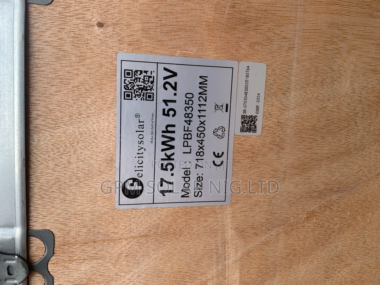 17.5kwh Lithium Battery