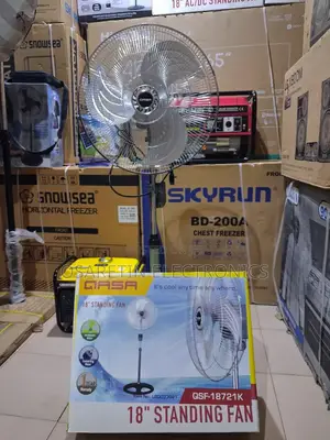 Qasa Iron Standing Fan 18 Inches
