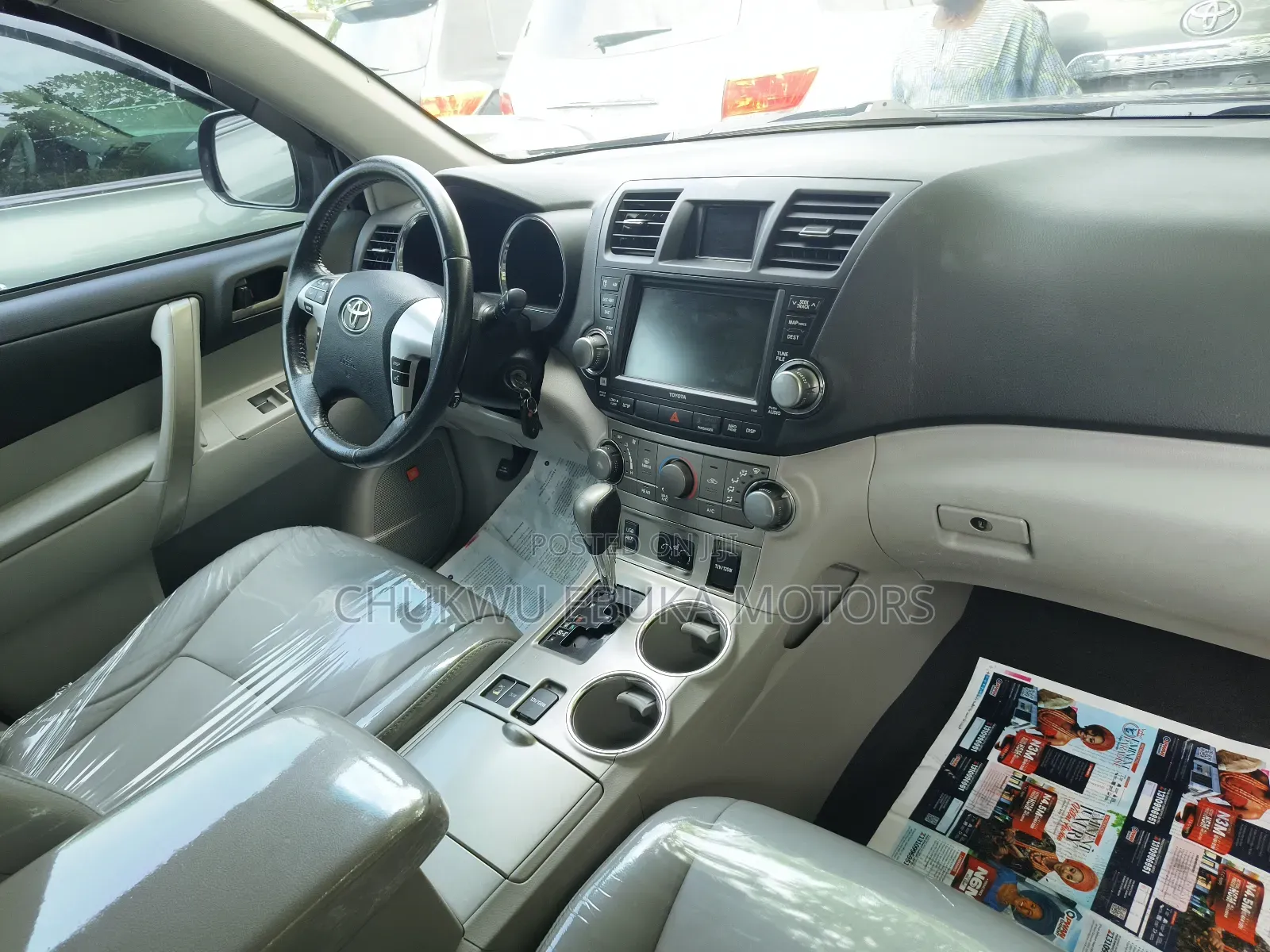 Toyota Highlander Limited 2012 Red