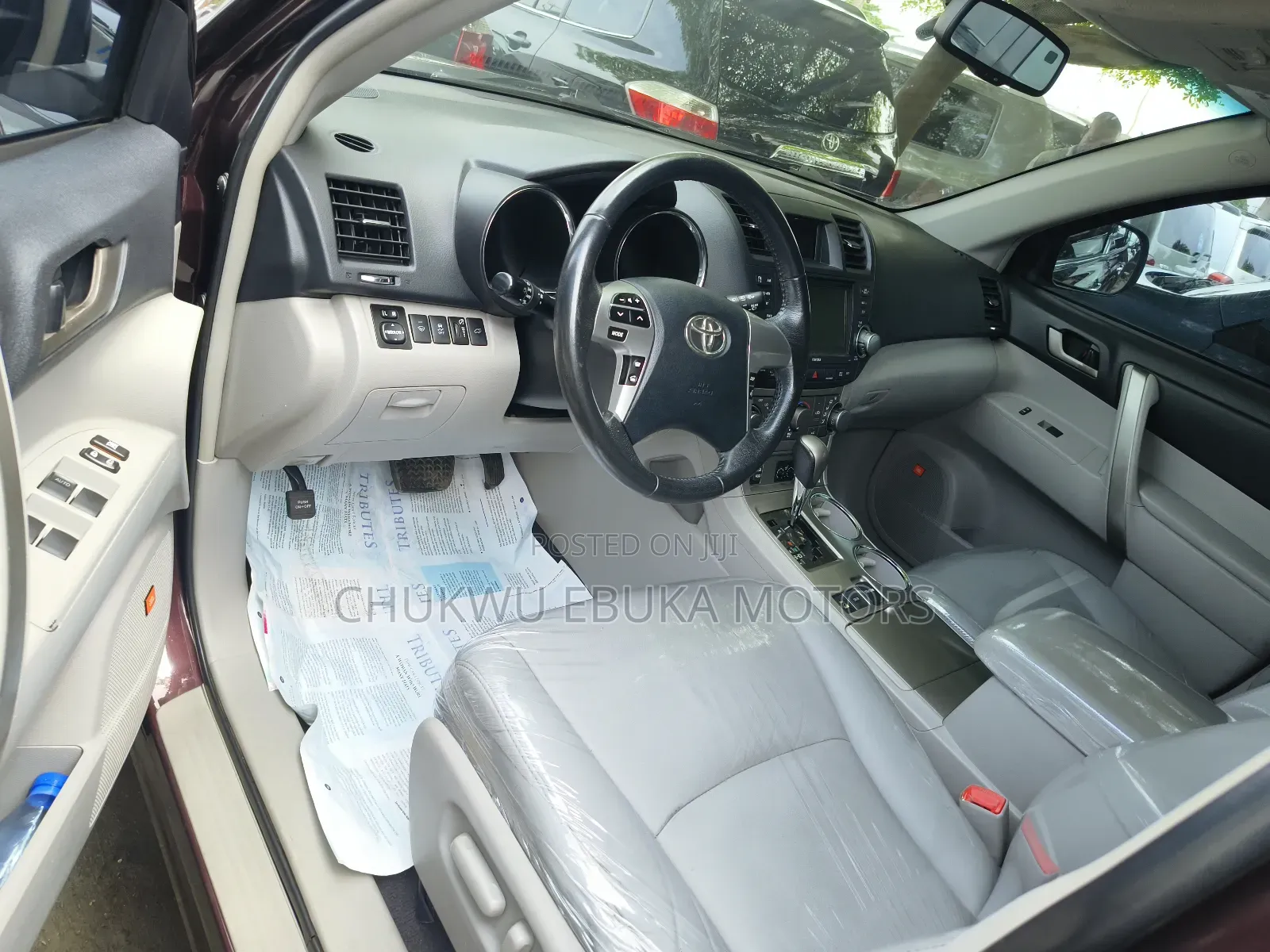Toyota Highlander Limited 2012 Red
