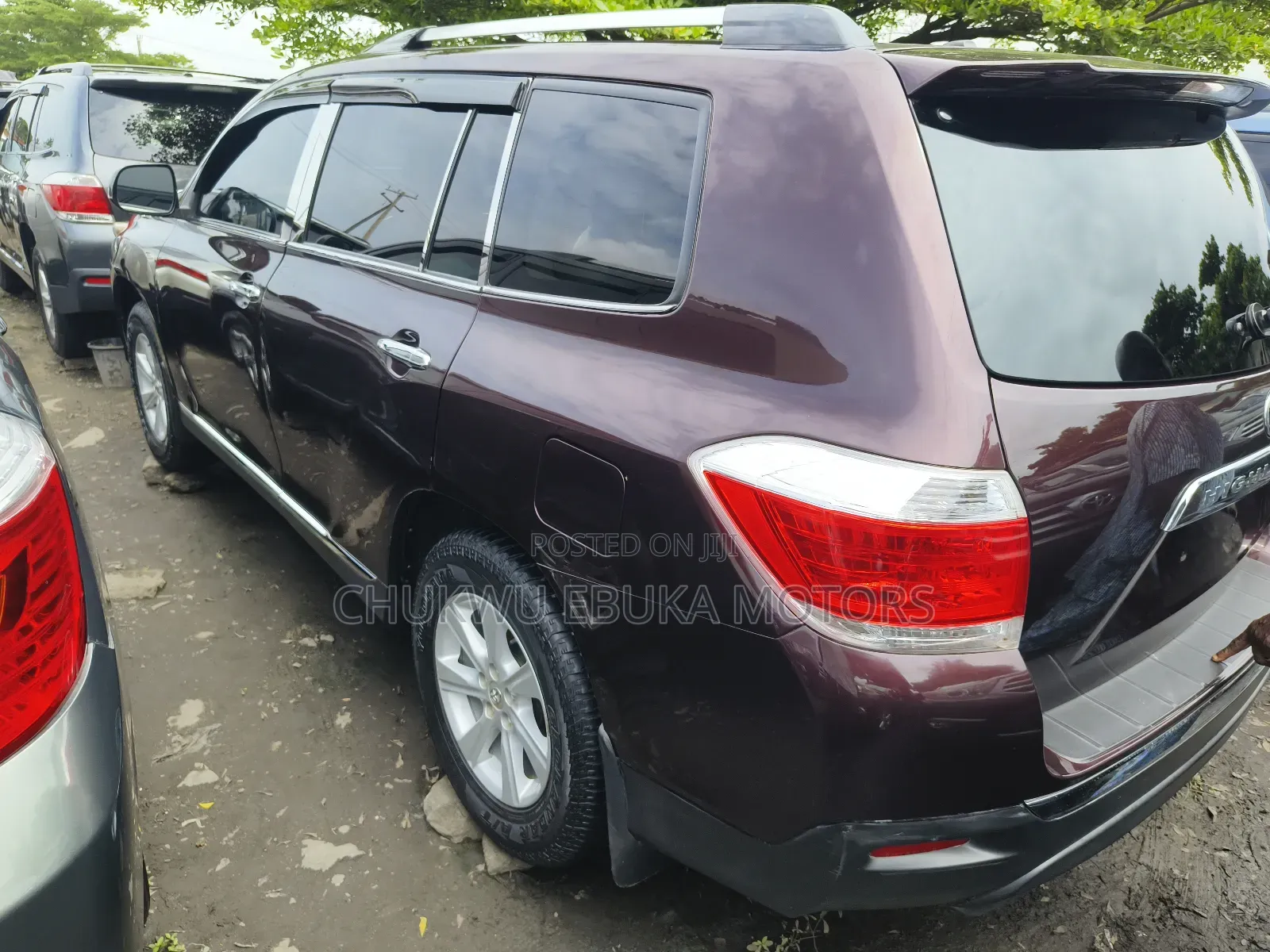 Toyota Highlander Limited 2012 Red