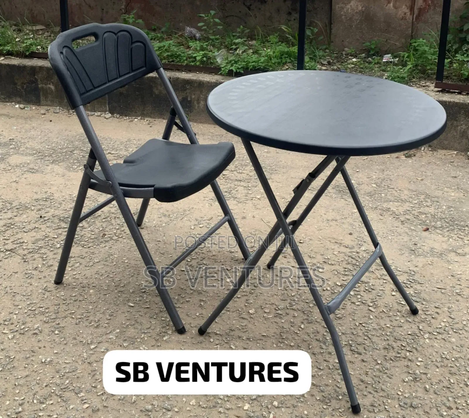 Foldable Chair Table Together