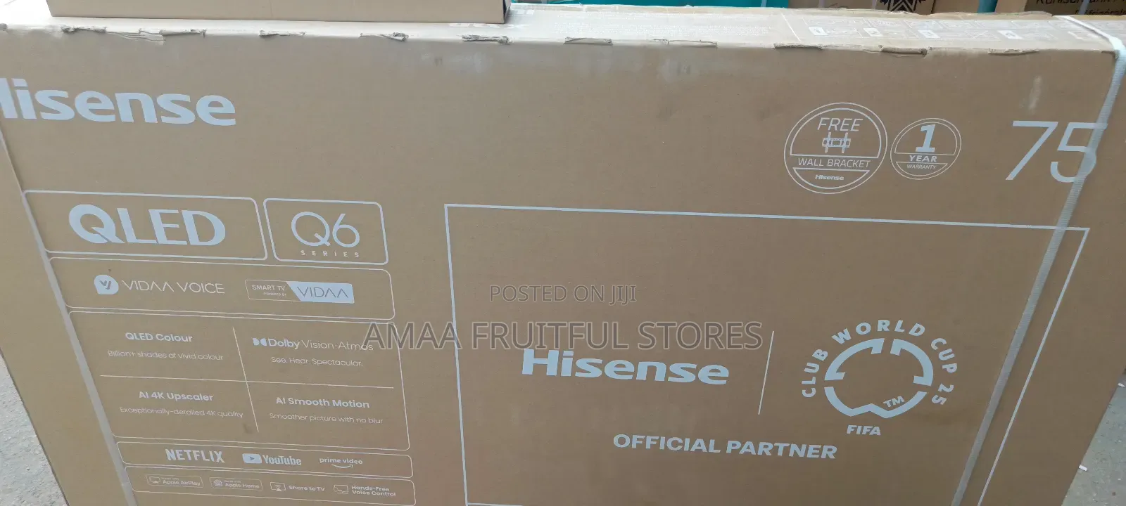 Hisense 75" Qled