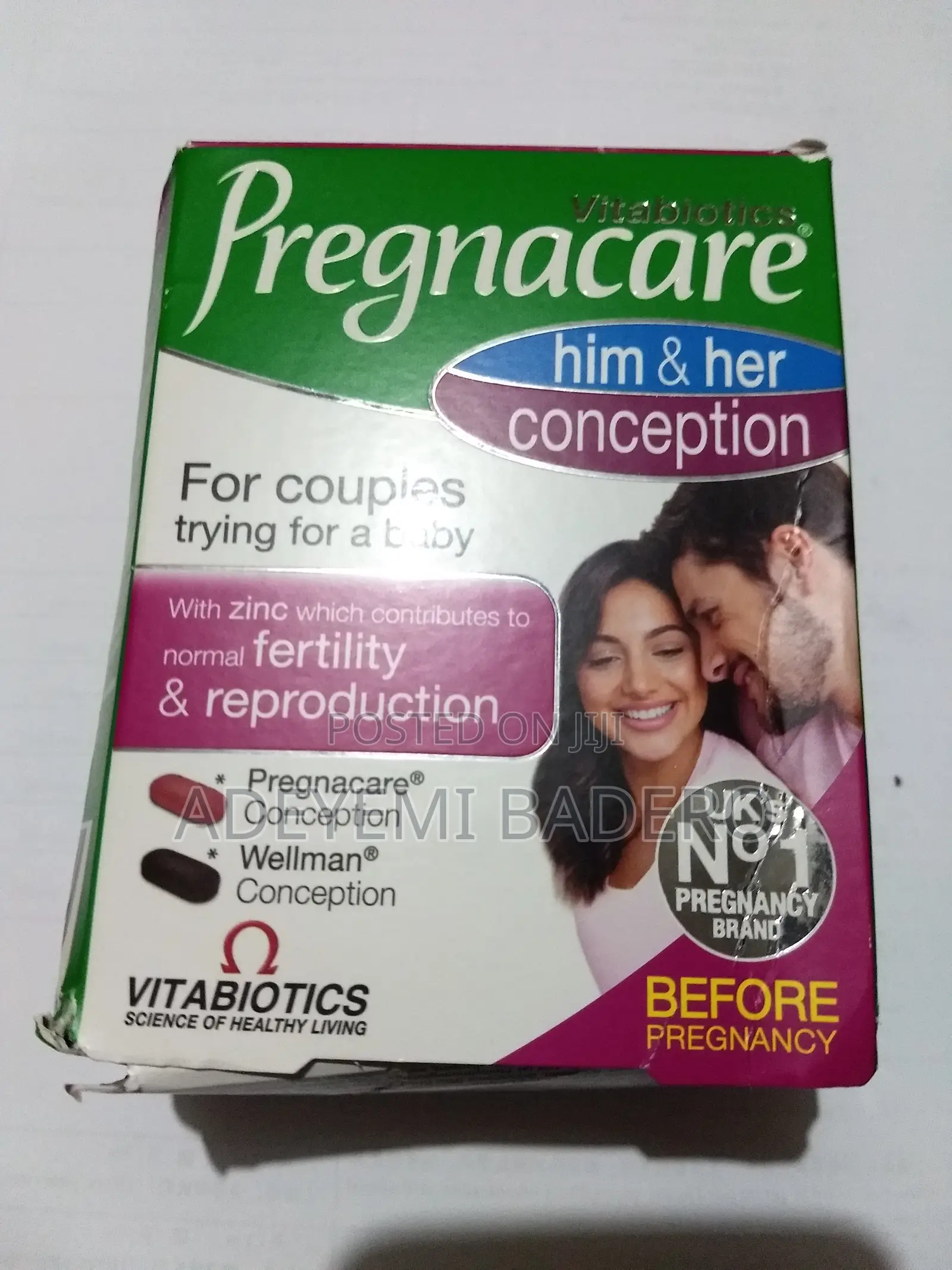Pregnacare - His Her Conception - 60 Tablets Dual Pack