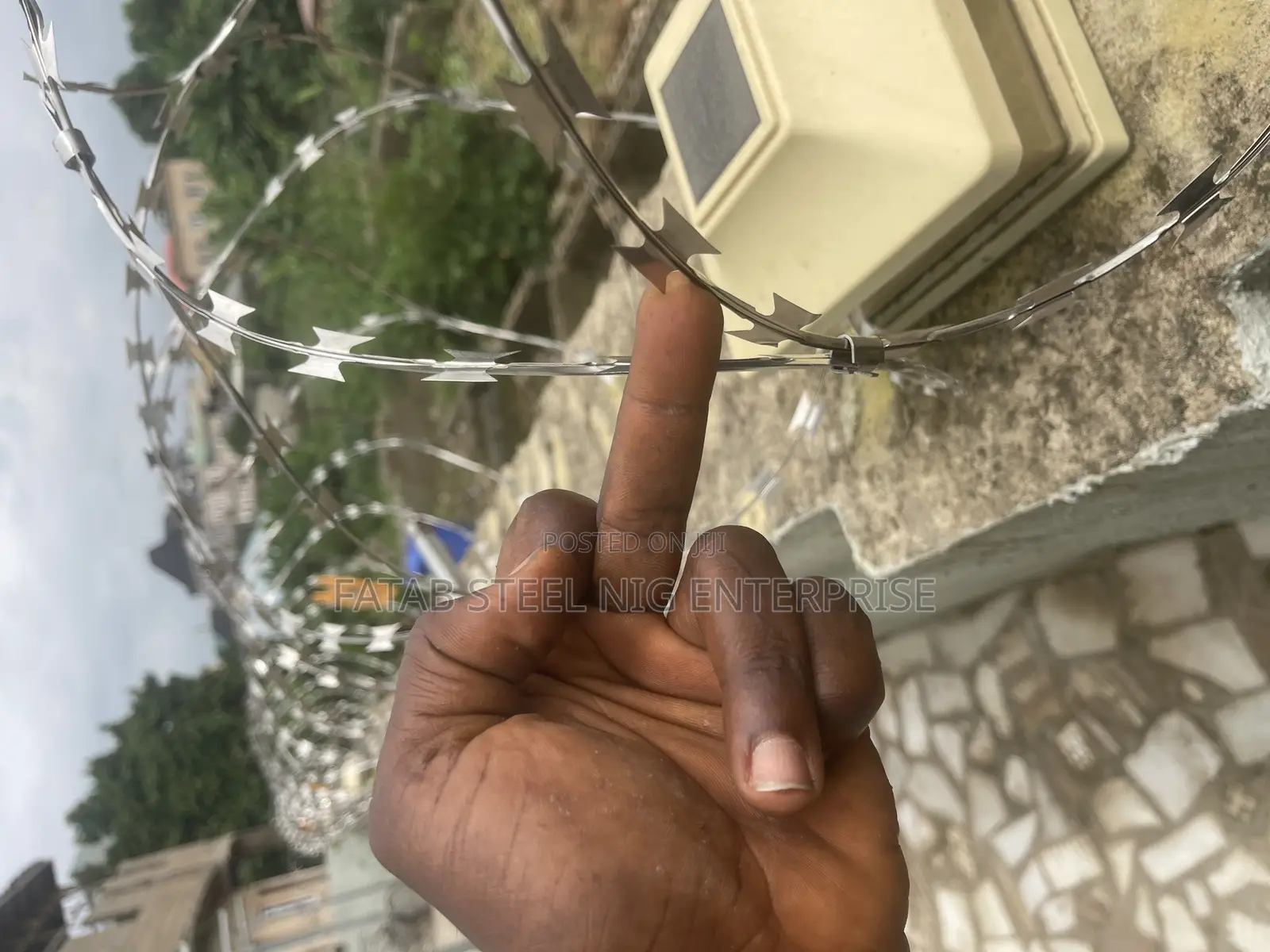 Durable Well Installed Anti Rust Razor Wire 318class