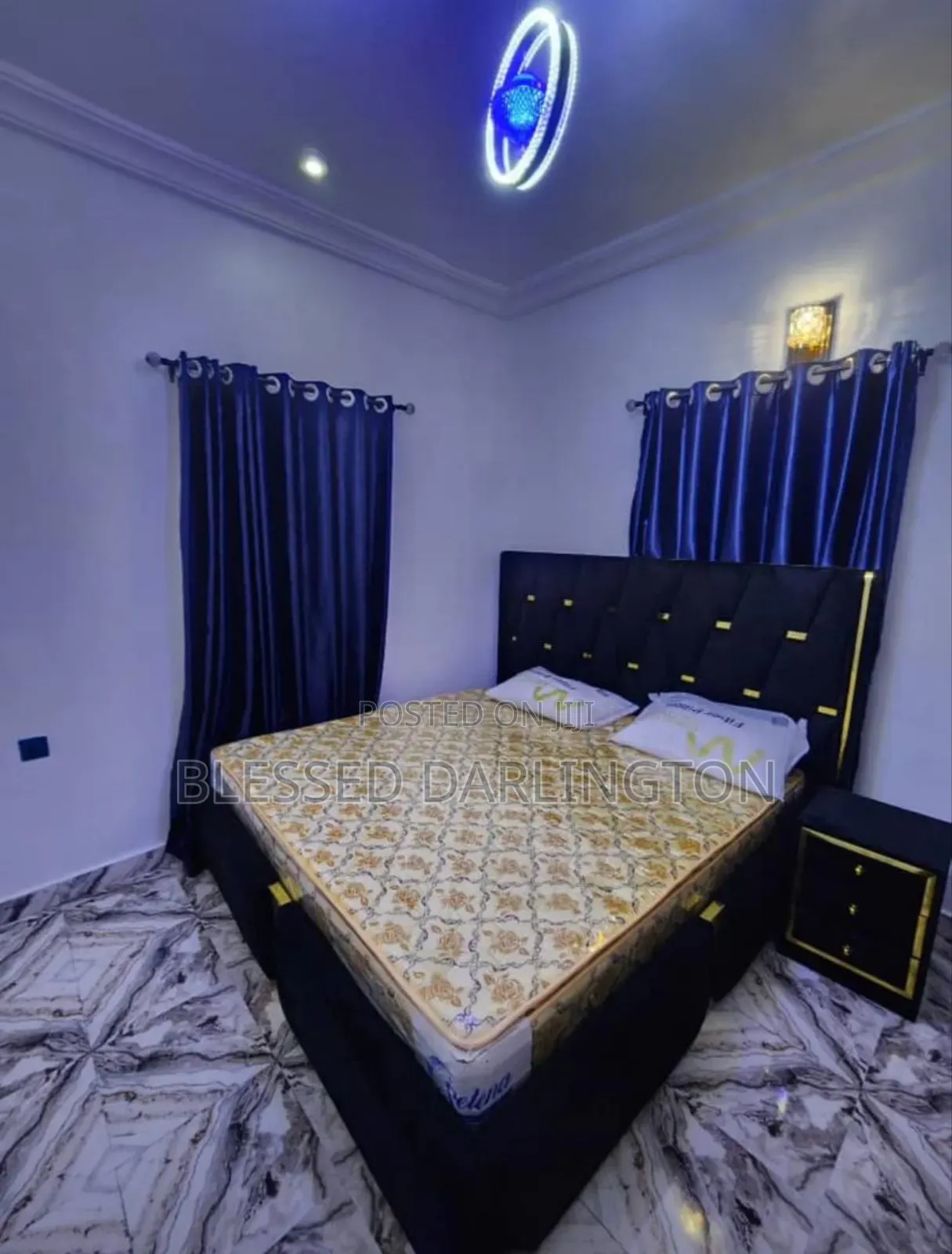 Modern 6by6 Bed With Two Bed Side