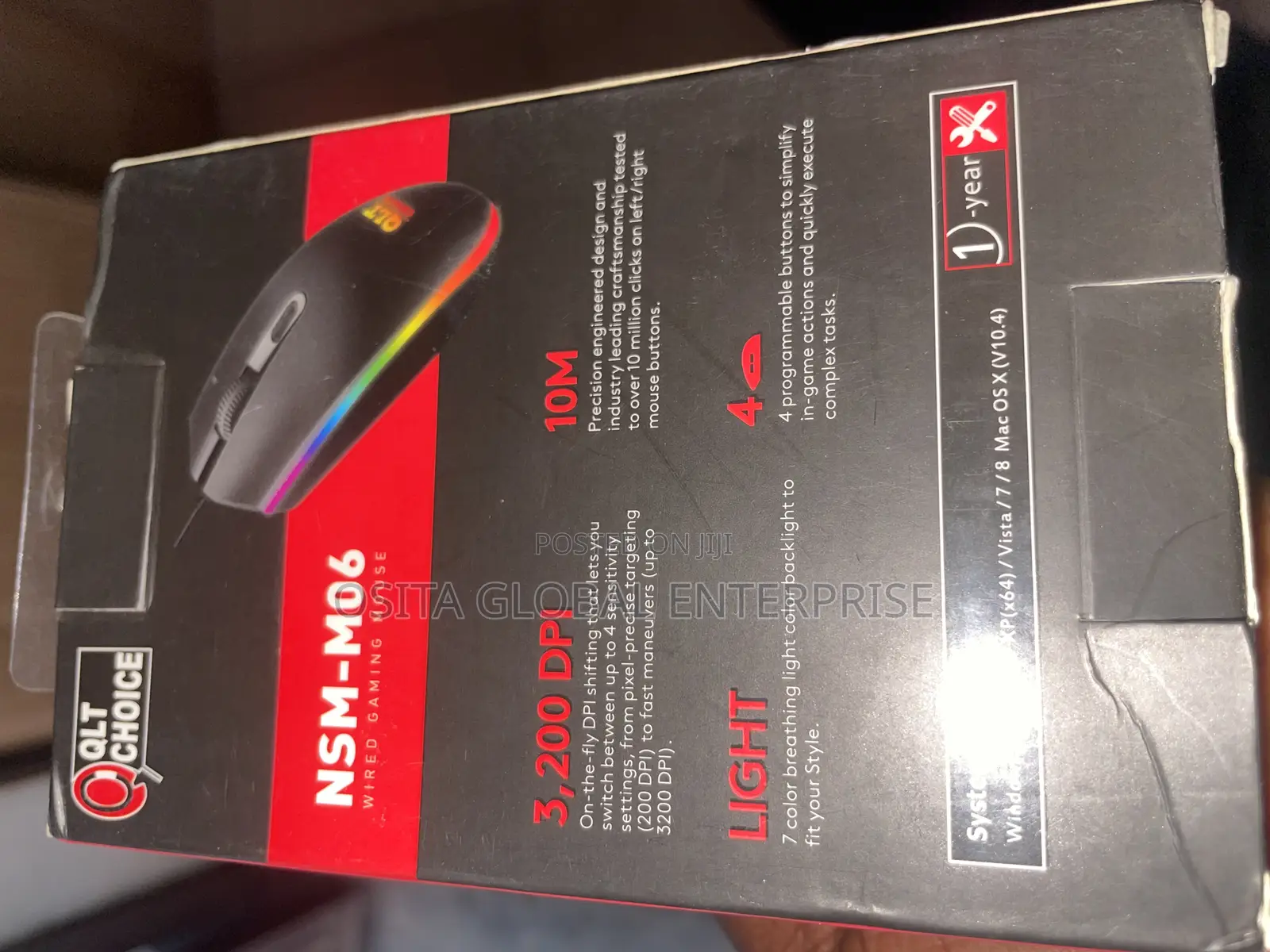 QLT Choice Wired Gaming Mouse