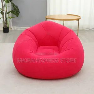 Inflatable Bean Bag Indoor/Outdoor Sofa With Pump