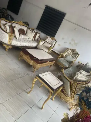 Set of High Quality Turkey Royal Fabric Sofa Chair