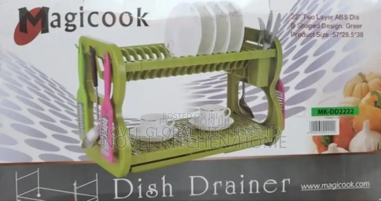 Magicook 22" Two Layer Dish Rack