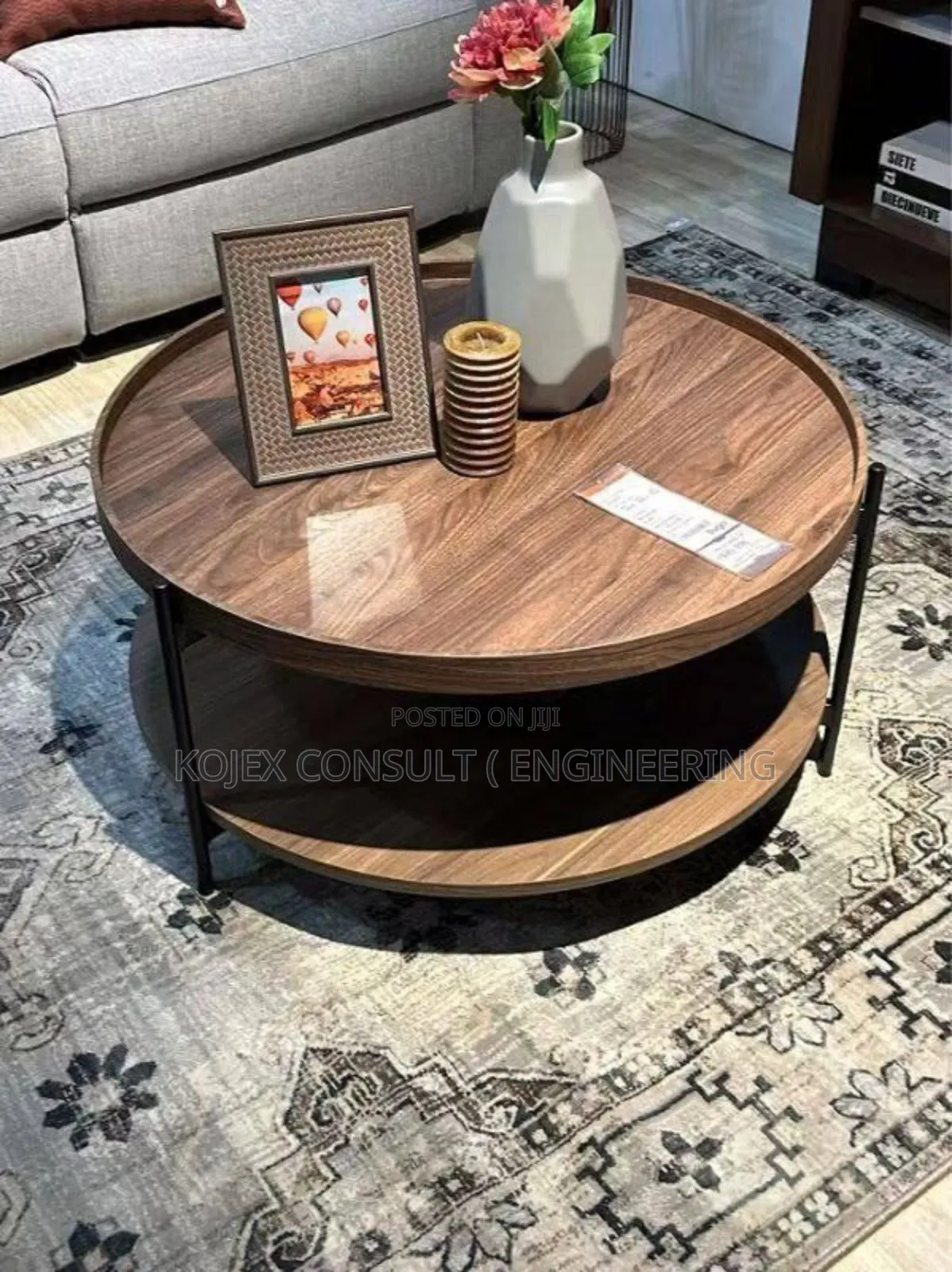 Wooden Grain Center Table