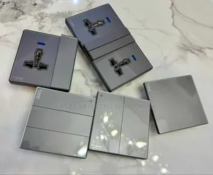 Bristol England Acrylic Grey Switches and Sockets