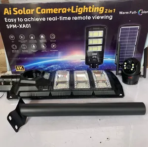 Solar Street Light With Single Lens 4g Solar Camera(V380app)
