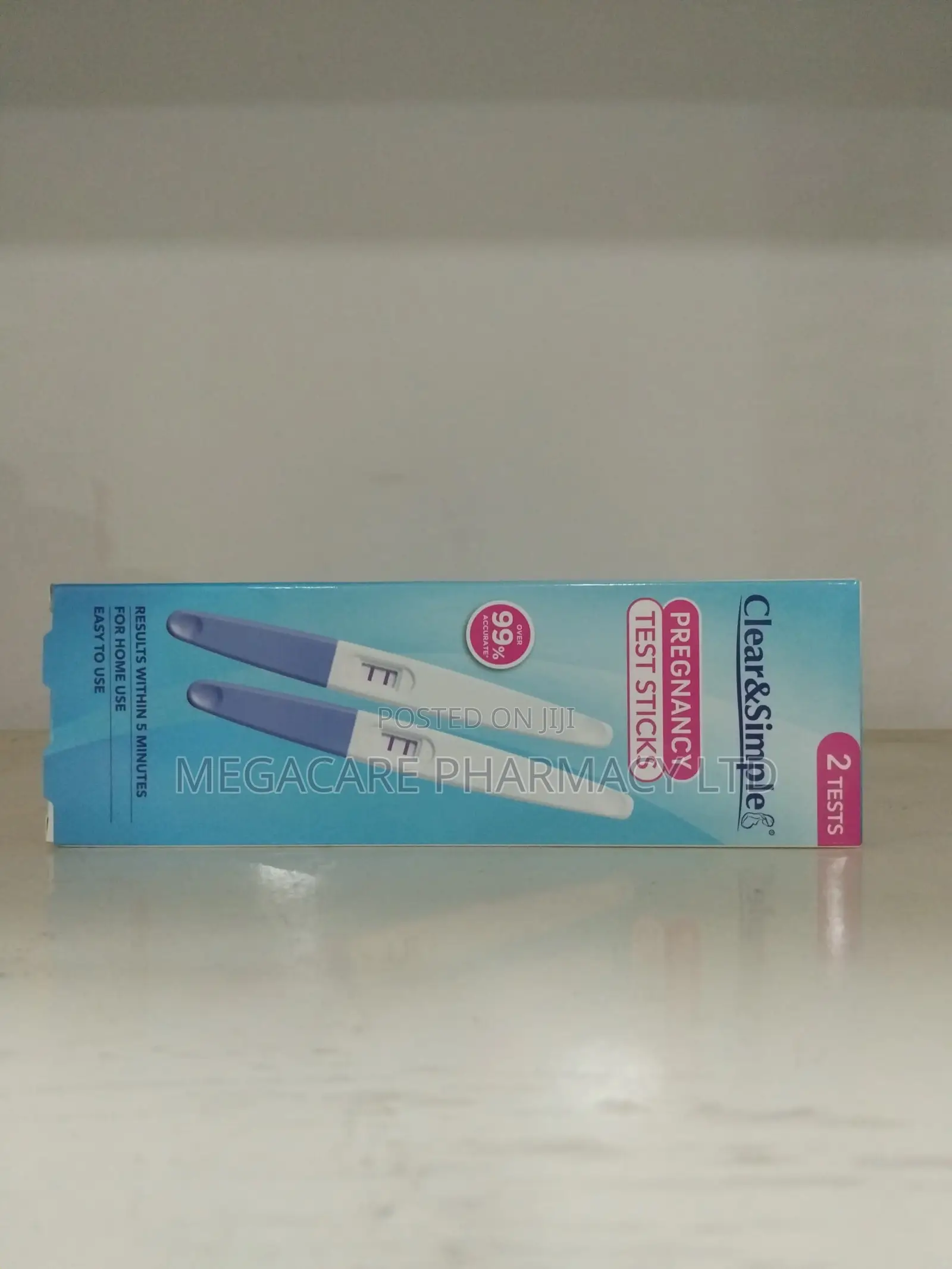 Clear Simple Pregnancy Test Stick